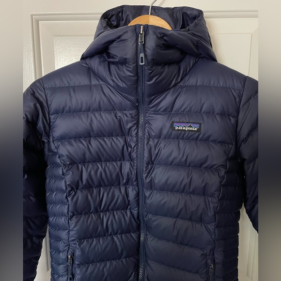 Womens Patagonia Hooded Down Sweater - Picture 3 of 11